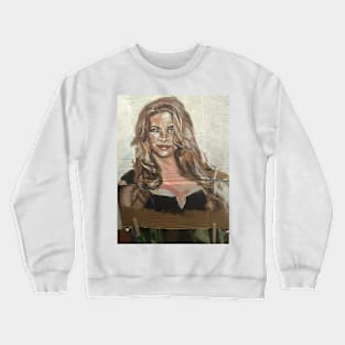 Kirstie Alley Portrait Crewneck Sweatshirt